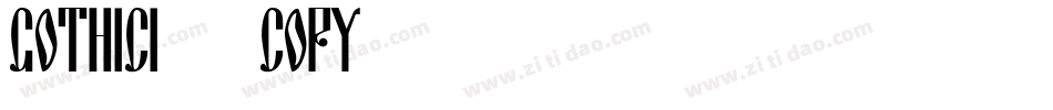 GothicI (COPY 1)字体转换